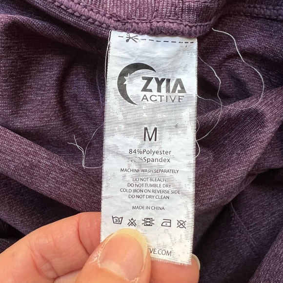 Zyia Active Coffee Purple Yoga Shawl - Picture 9 of 11
